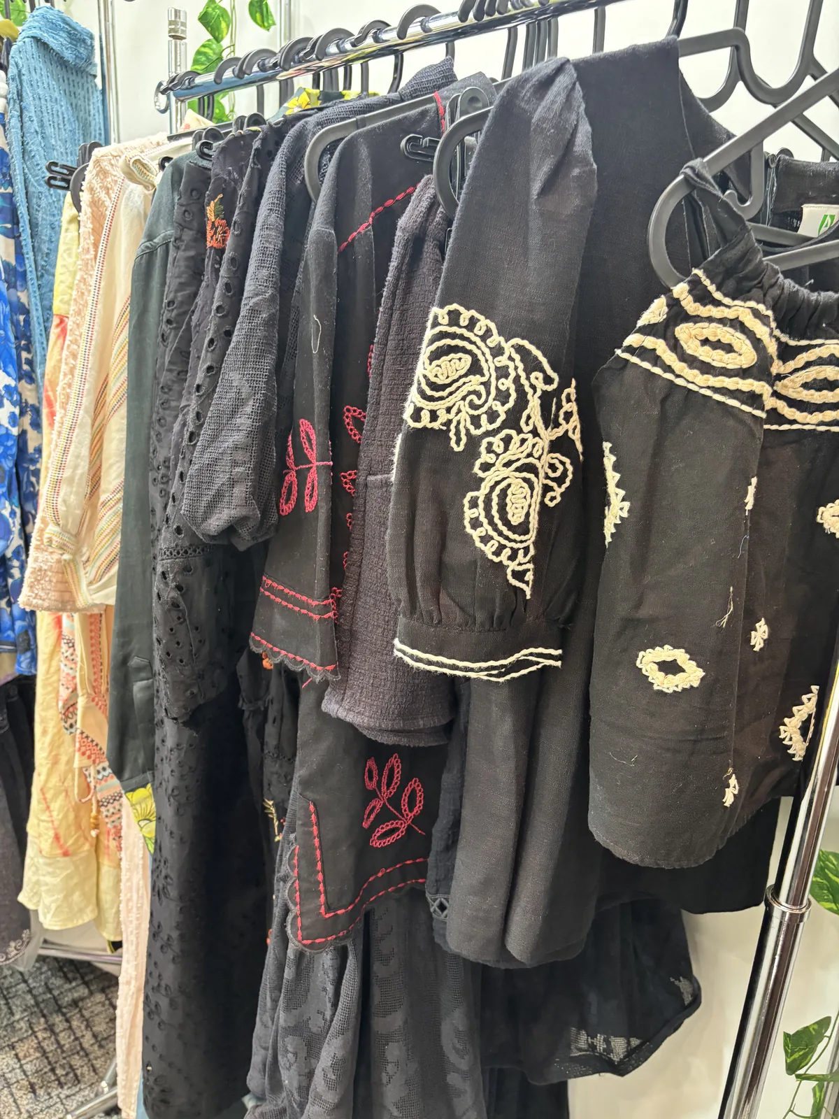 Hand-embroidered jackets and outerwear on display, Tokyo 2025