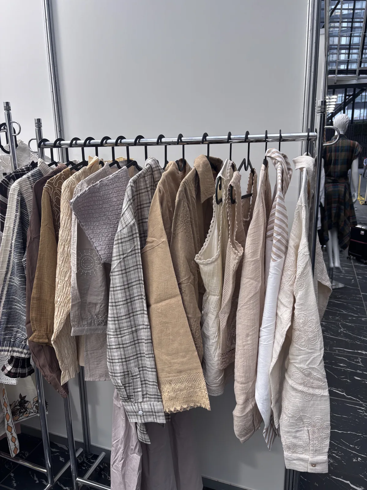 Neutral linen and cotton womenswear range, Tokyo 2026