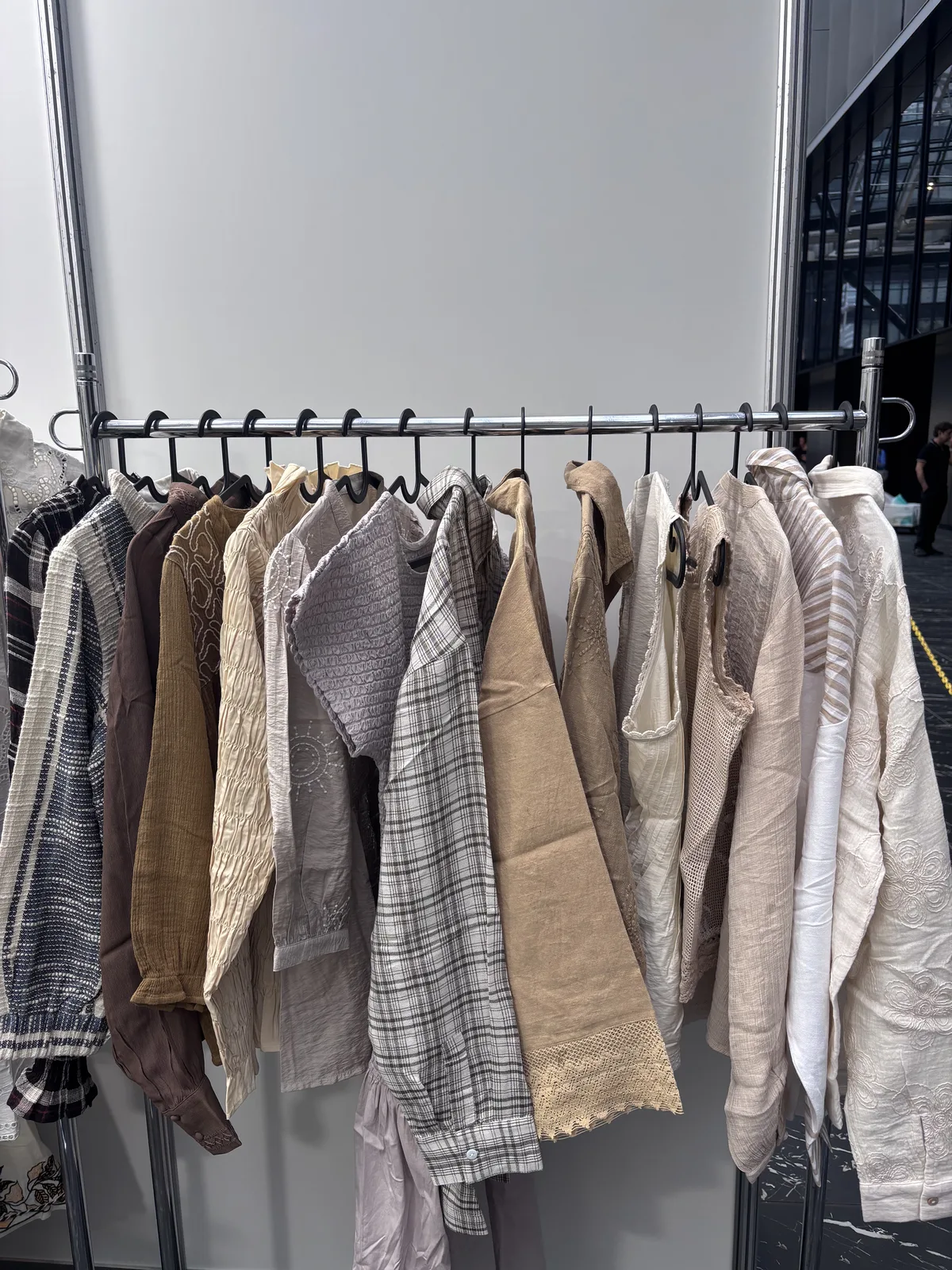 Textured jackets and outerwear samples, India Trend Fair, Tokyo 2026