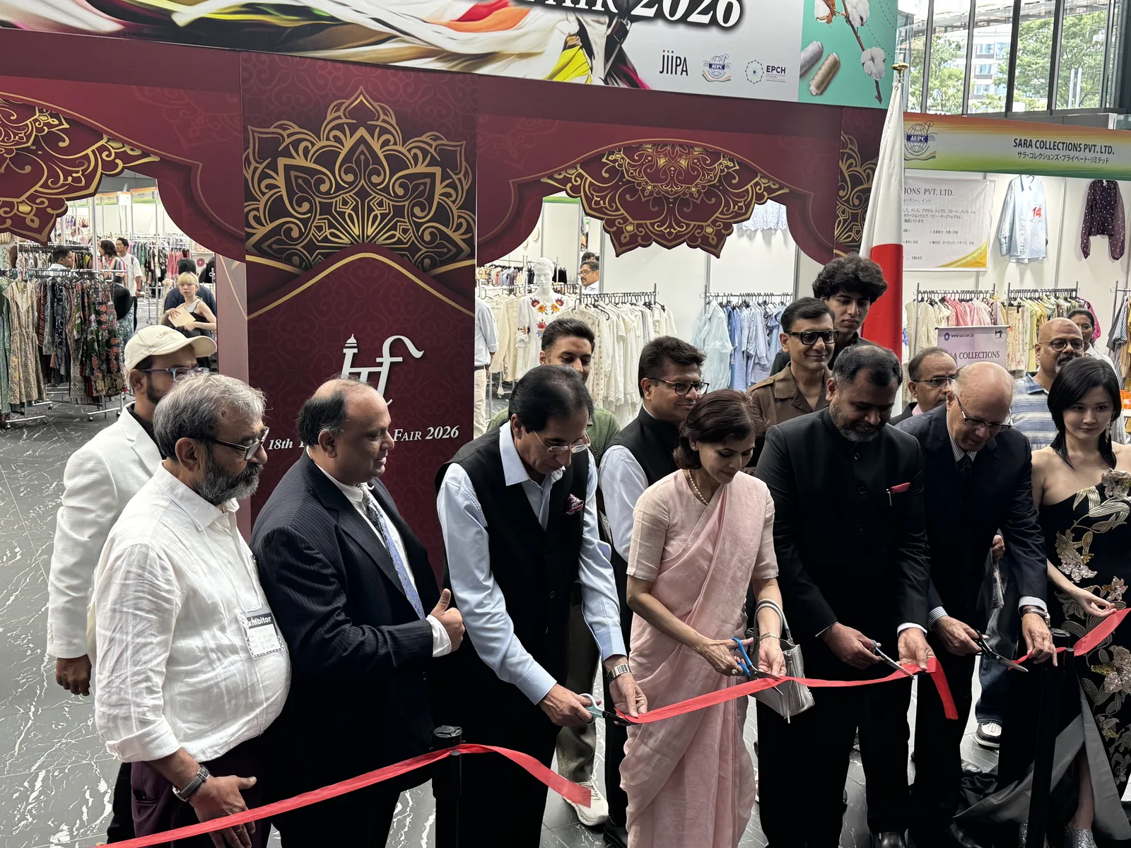 H.E. Ms. Nagma Mohamed Mallick, Ambassador of India to Japan, inaugurating the 18th India Trend Fair, Tokyo, July 2026